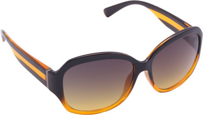 

IDEE Rectangular Sunglasses(Black)