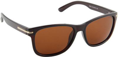 51% OFF on Voyage Wayfarer Sunglasses(Brown)