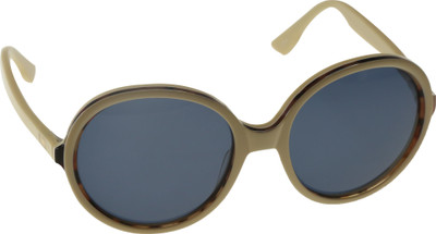 86% OFF on Mango Pickles Round Sunglasses(Blue)