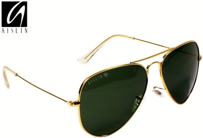 Aislin Aviator Sunglasses(Green)