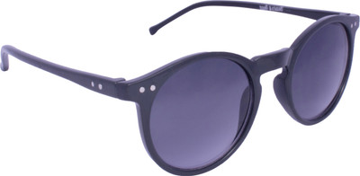 

Beauty & Beast Round Sunglasses(Black)