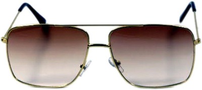 PETER JONES Aviator Sunglasses(For Men, Brown)