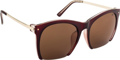 Farenheit Round Sunglasses(Brown)