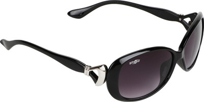 

Amour Oval Sunglasses(Black