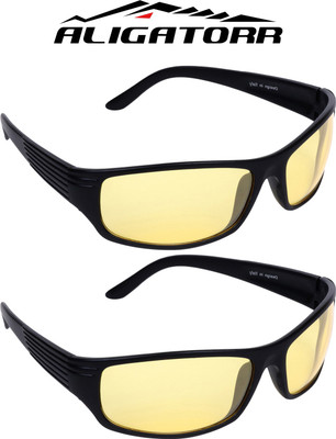 

Aligatorr Sports Sunglasses(Yellow