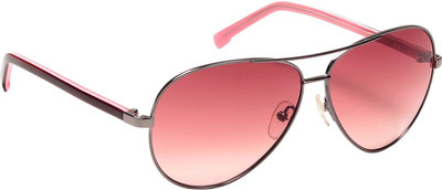 

Lacoste Aviator Sunglasses(Pink