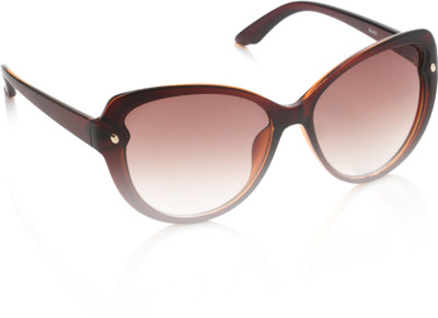 Farenheit Cat-eye Sunglasses(Brown)
