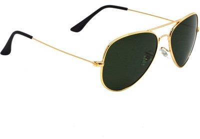 David Martin Aviator Sunglasses(For Men, Green)