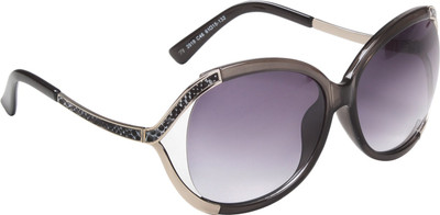 Ted Smith Cat-eye Sunglasses(Violet)