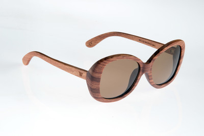 

Wood Works Inc. Oval Sunglasses(Brown)
