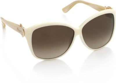 Salvatore Ferragamo Over-sized Sunglasses(Brown)