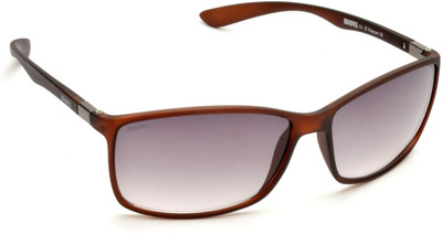 

MTV Roadies Rectangular Sunglasses(Brown
