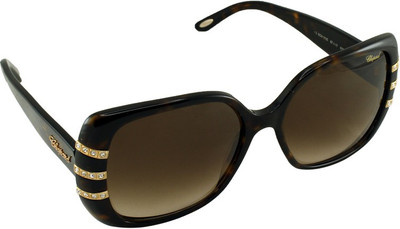 

Chopard Rectangular Sunglasses(Brown)