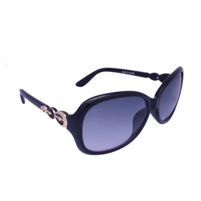 

Beauty & Beast Oval Sunglasses(Black)