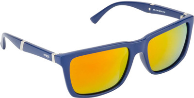 

Image Rectangular Sunglasses(Red, Golden)