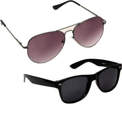 

Verre Aviator, Wayfarer Sunglasses(For Boys)
