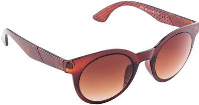 88% OFF on FARENHEIT Round Sunglasses(For Men, Brown)