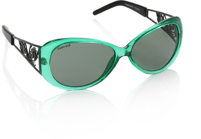 Fastrack Oval Sunglasses(For Men & Women, Green) Fastrack Oval Sunglasses(For Men & Women, Green)