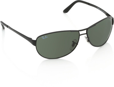 30 OFF on Ray Ban Aviator Sunglasses For Men Green on Flipkart
