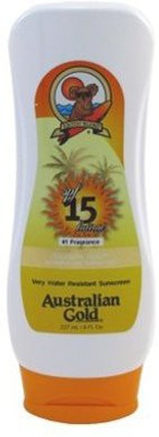 

Australian Gold Gold Spf#15 Lotion 8oz Water Resistant Sunscreen (2 Pack) - SPF 15 PA+(224 g)