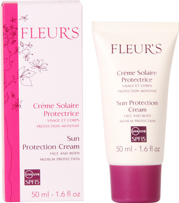 

Fleur's Sun Protection Cream - SPF 15 PA++(50 ml)
