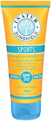 INATUR Sports Sun Protection SPF - SPF 50 PA++++(60 ml) INATUR Sports Sun Protection SPF - SPF 50 PA++++(60 ml)