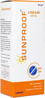 

Sunproof Sunscreen Cream - SPF 30+ PA+(60 g)