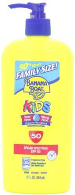 

Banana Boat Kids Spf 50 Family Size Sunscreen Lotion - SPF 50(354 ml)