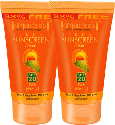 

Aryanveda Herbals Sun Protective - SPF 20 PA+(133 g)