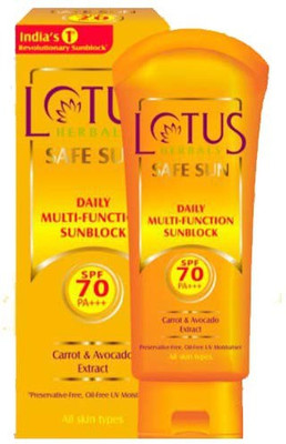 

Lotus Safe Sun - SPF 70 PA+++(60 g)