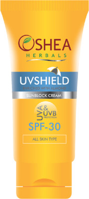 

Oshea Herbals UVSHIELD - Sun Block Cream - SPF 30 PA+(60 g)