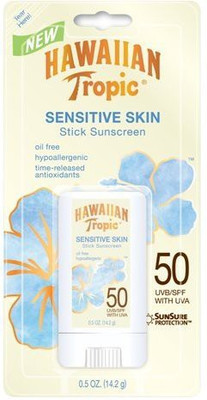 

Hawaiian Tropic Tropic Sensitive Skin Stick Sunscreen SPF 50: 0.5 OZ - SPF 50 PA+(14 g)