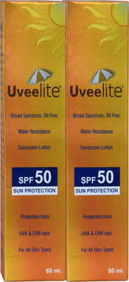 

Uveelite Sunscreen Lotion - SPF 50 PA++(120 ml)