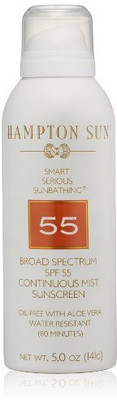 

Hampton Sun Sun SPF 55 Continuous Mist Sunscreen, 5 fl. oz. - SPF 55 PA+(140 g)