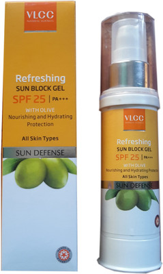 

VLCC Refreshing sun block gel - SPF 25 PA+++(40 ml)