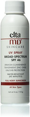 

EltaMD SPF 46 UV Sunscreen Spray, 4 Fluid Ounce - SPF 46 PA+(112 g)