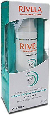 

Cipla Rivela Sunscreen Lotion - SPF 50 PA+(50 ml)