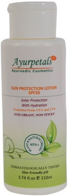 

Ayurpetals Sun Protection SPF30 - SPF SPF30 PA++(110 ml)