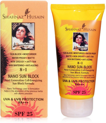 

Shahnaz Husain Nano Sun Block - SPF 25(80 g)