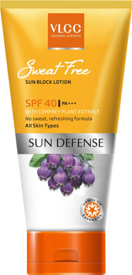 VLCC Sweat Free Sun-block Lotion - SPF 40 PA+++ - SPF 40 PA+++(100 g)
