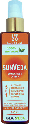 

Amsarveda Sunveda - SPF 20 PA+(200 ml)