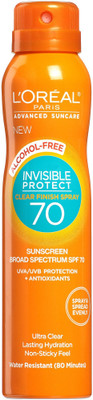 

L'Oreal Paris Alcohol Free Invisible Protect Clear Finish Spray - SPF 70 PA++(126 g)