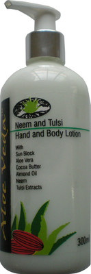 

Aloe Veda Neem and Tulsi Hand and Body Sunscreen Lotion - SPF 15(300 ml)