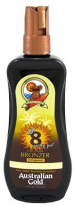 

Australian Gold Gold Spf#08 Spray Gel with Instant Bronzer 8oz (2 Pack) - SPF 8 PA+(224 g)