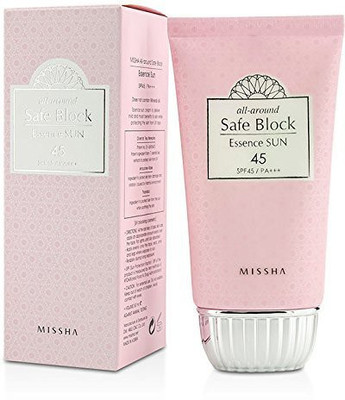 

Missha All-Around Safe Block Essence Sun (SPF45/PA+++) 50ml - SPF 45 PA+++(50 ml)