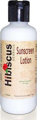 

Hibiscus Herbals Sunscreen Lotion - SPF 20 PA++(210 ml)