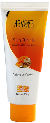 

Jovees Herbal Sun Block - SPF 45 PA+(100 g)