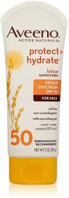 

Aveeno Active Naturals Protect+ Hydrate Lotion Sunscreen SPF50 For Face - (3oz) - SPF 50 PA+(85 g)