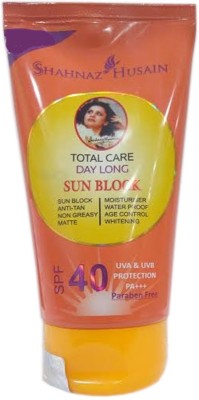 Shahnaz Husain Sunscreen - SPF 40 PA+++ Total Care Day Long(100 g)