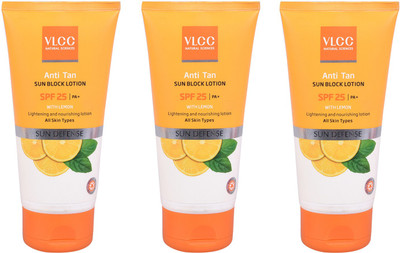 

VLCC Anti Tan - SPF 25 PA+(360 ml)